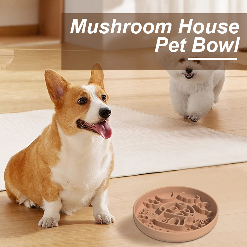 New Mushroom Dog Slow Food Bow - Silicone Suction Bowl review and price