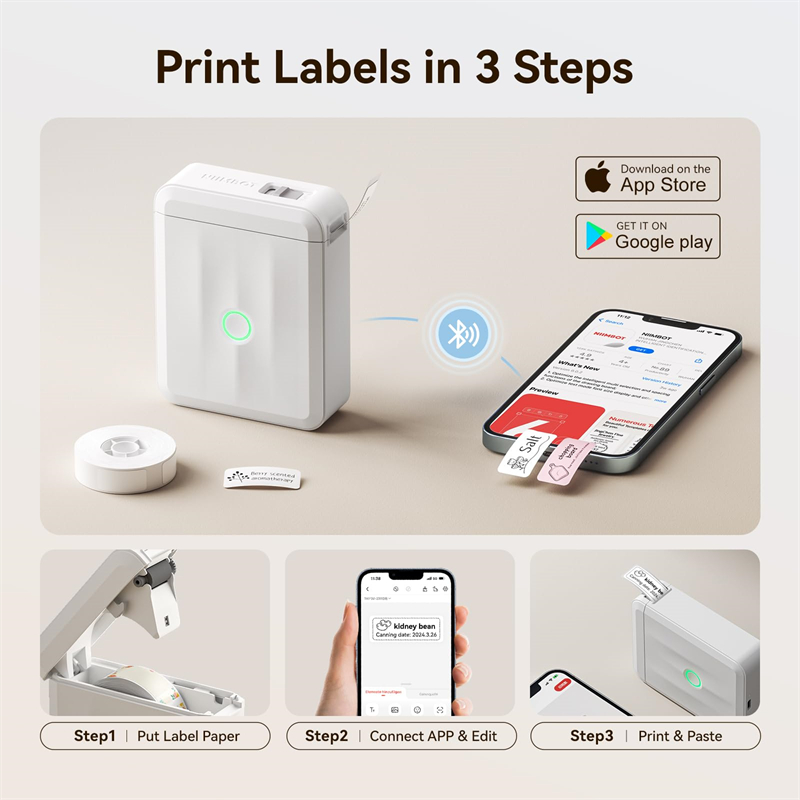 NIIMBOT D110 Thermal Label Pri - Baby Food Label review and price