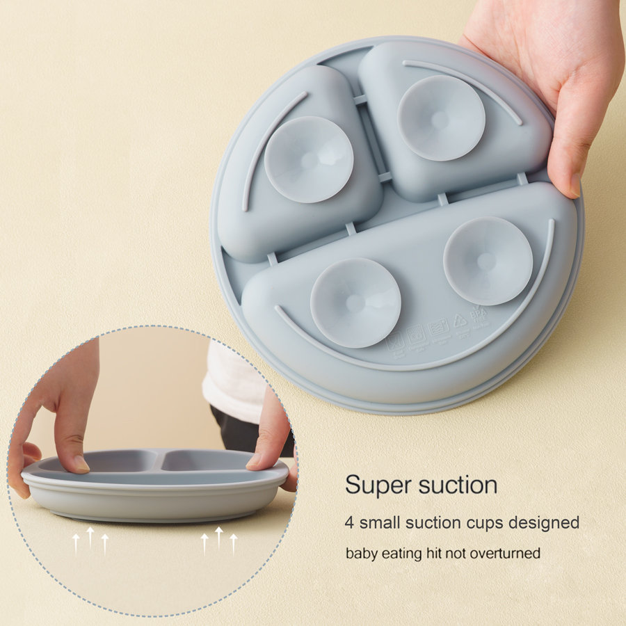 5Pcs Baby Silicone Feeding Set - Silicone Suction Bowl review and price