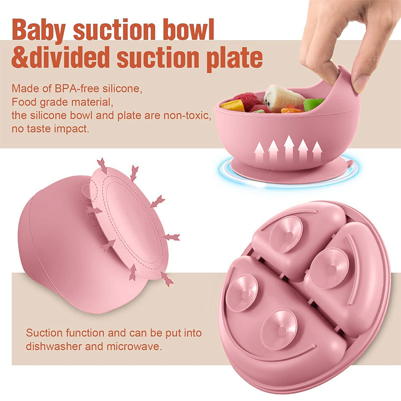Children's silicone tableware  - Silicone Suction Bowl review and price