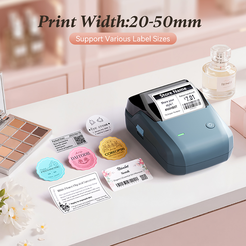 Niimbot B1 Portable Cosmetics  - Baby Food Label review and price