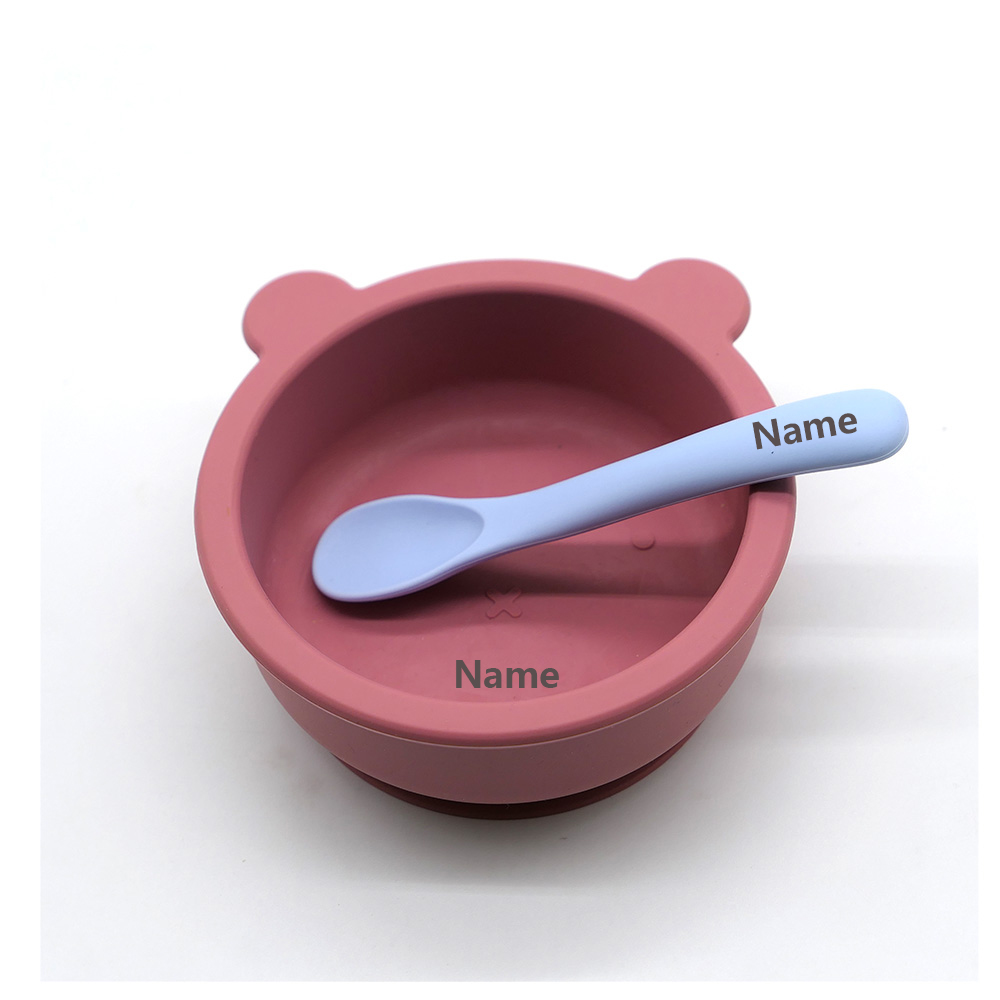 Kids' Tableware Set Bowl Spoon - Silicone Suction Bowl review and price
