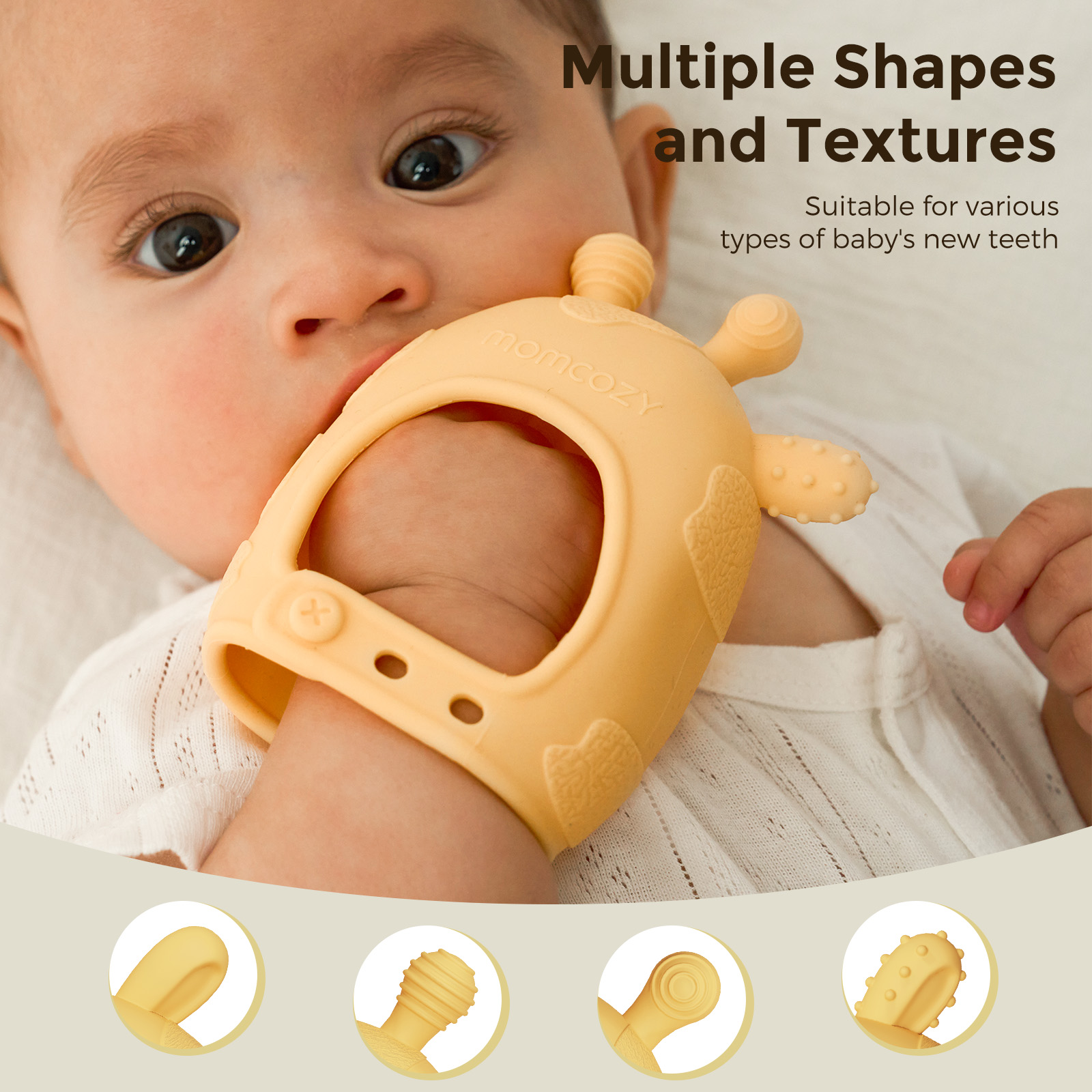 Momcozy Baby Teether Toys, Bab - Baby Food Essentials review and price