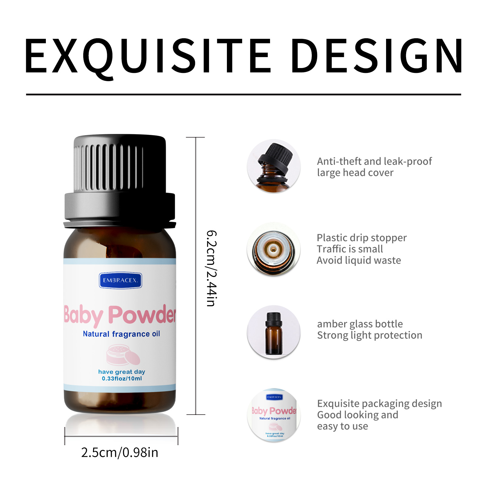 10ml Baby Powder Essential Oil - Baby Food Oil review and price