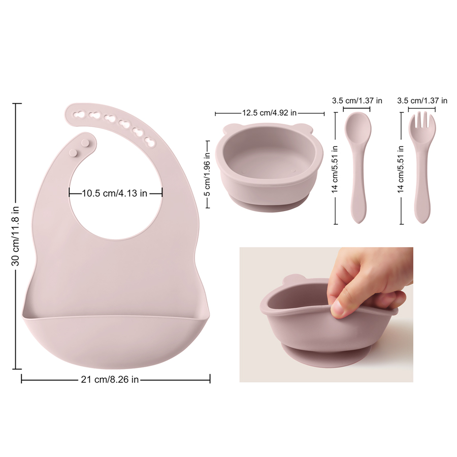 Wholesale Silicone Children Ta - Silicone Suction Bowl review and price
