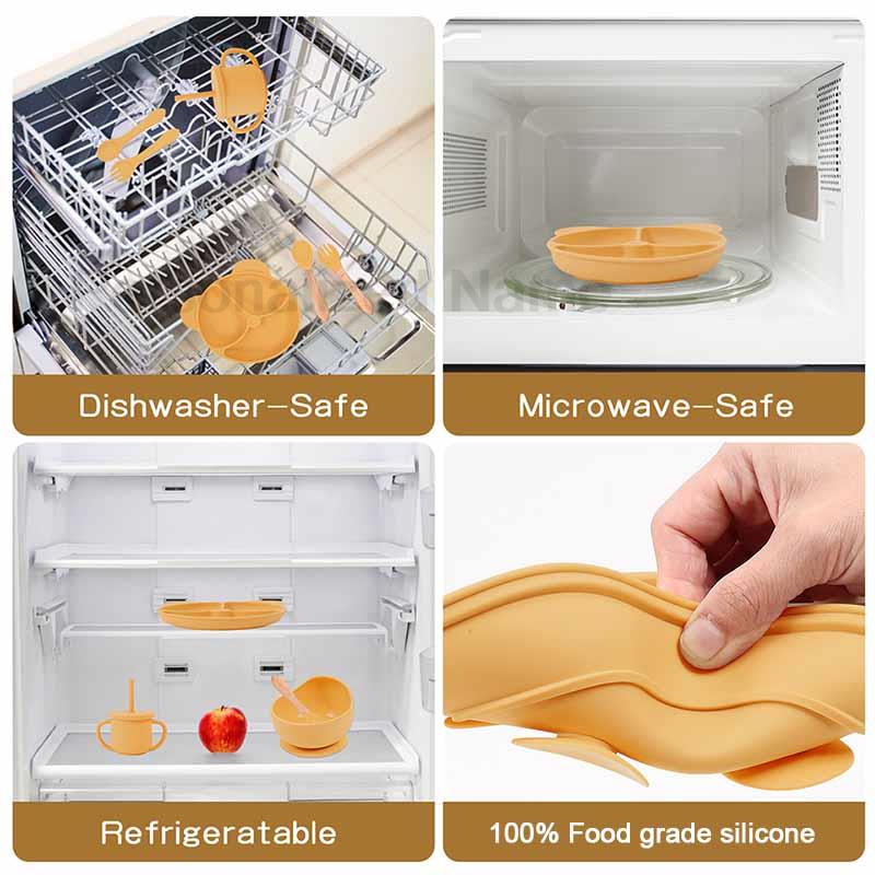 Feeding Set Silicone For Baby  - Silicone Suction Bowl review and price